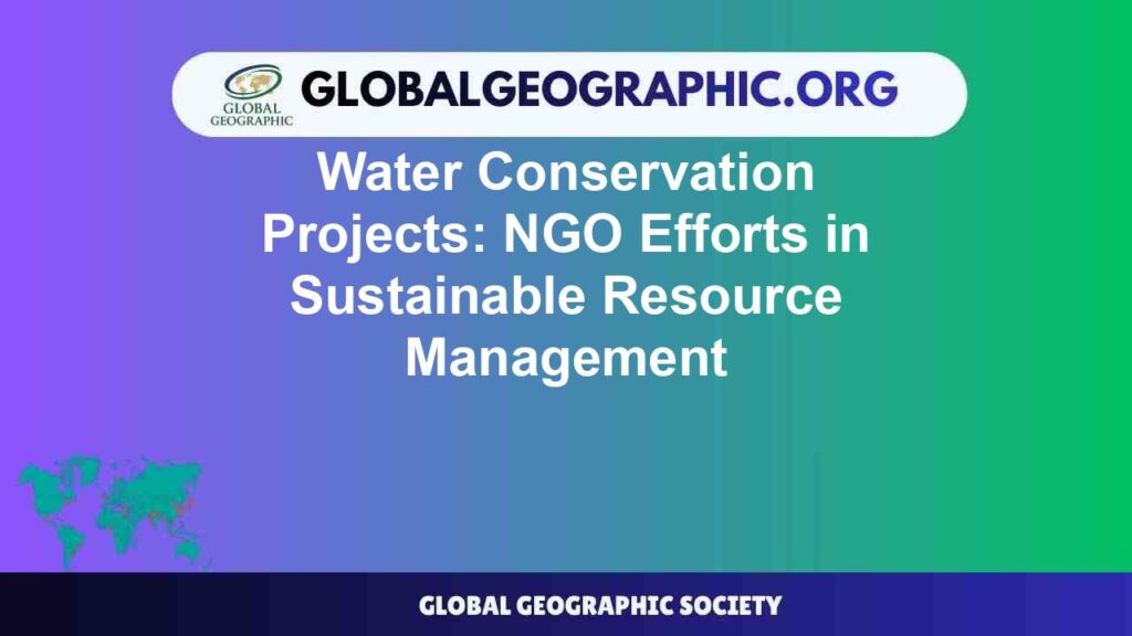 Water Conservation Projects: NGO Efforts in Sustainable Resource Management