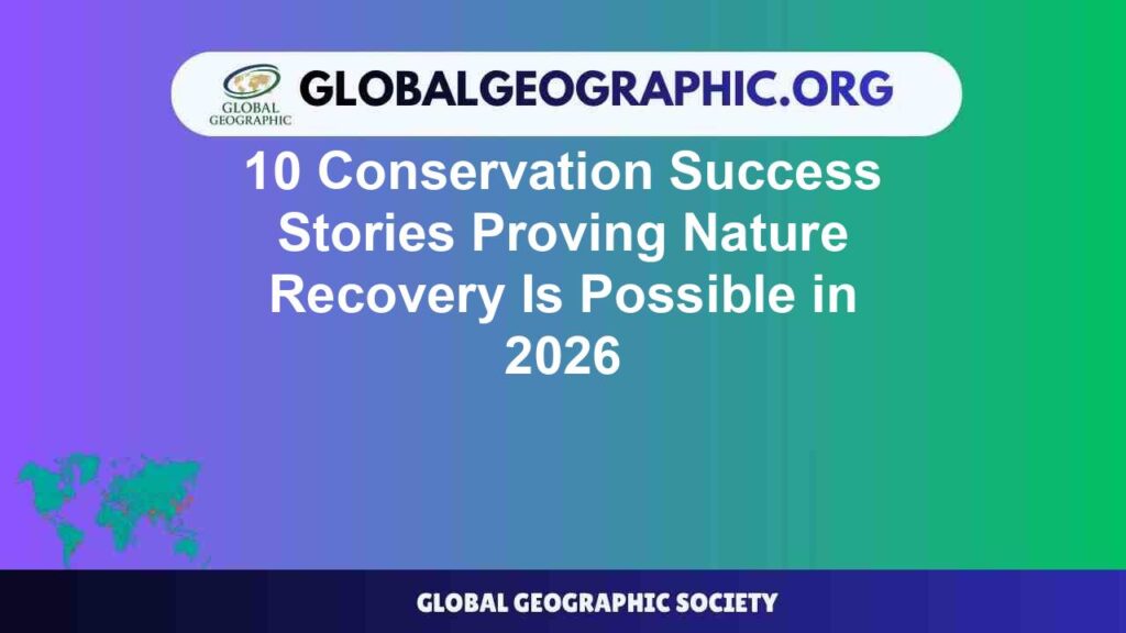10 Conservation Success Stories Proving Nature Recovery Is Possible in 2026
