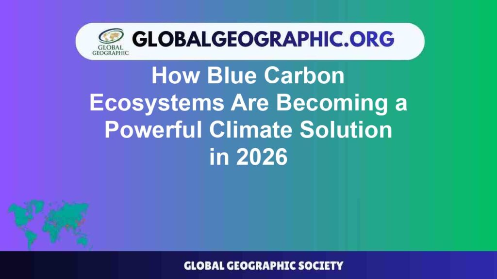 How Blue Carbon Ecosystems Are Becoming a Powerful Climate Solution in 2026