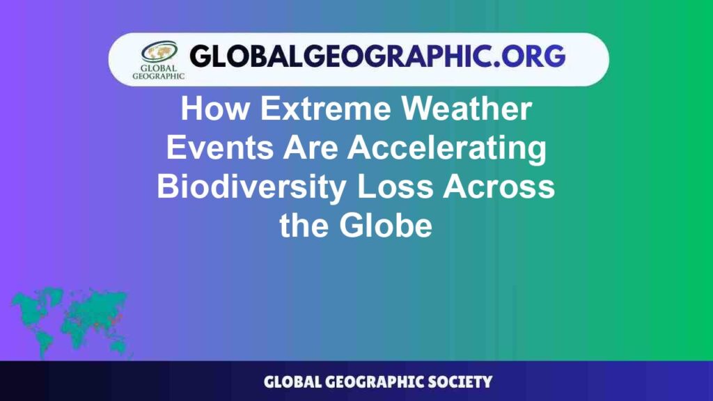 How Extreme Weather Events Are Accelerating Biodiversity Loss Across the Globe